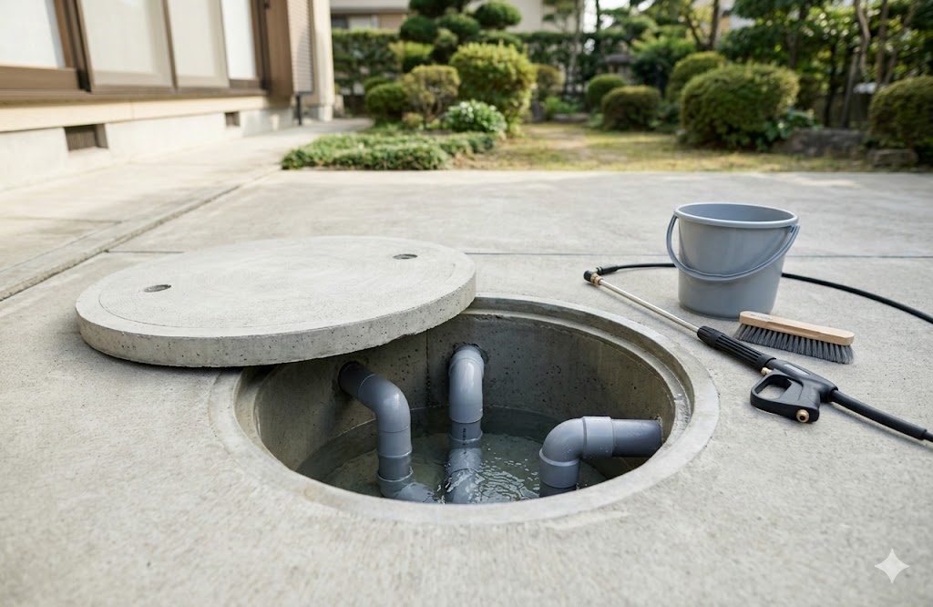 排水桝の掃除を10年放置したリスクとは？失敗しない手順と費用相場を解説