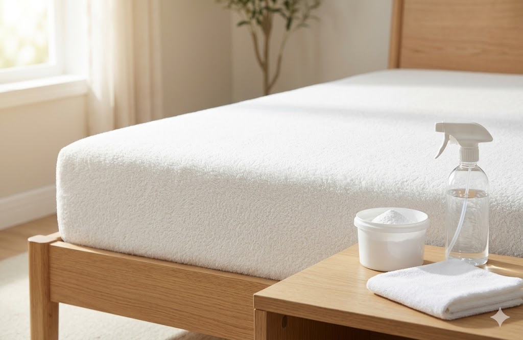 【保存版】マットレスに嘔吐した時の対処法！洗えない素材の臭いを消す掃除のコツ