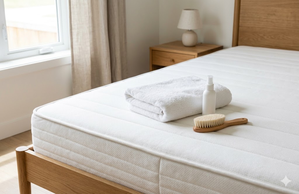 マットレスの黄色いシミの落とし方｜オキシクリーンで頑固な黄ばみを漂白する手順