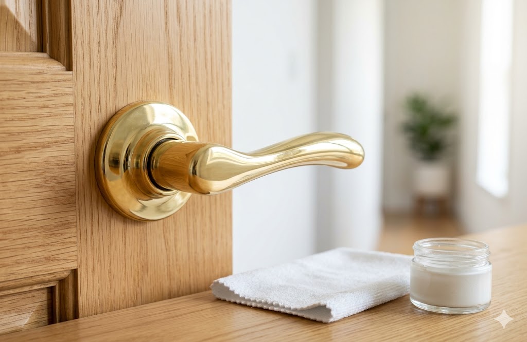 ドアノブのサビ落とし方！赤錆と緑青を家にあるもので安全かつ綺麗に落とすコツ