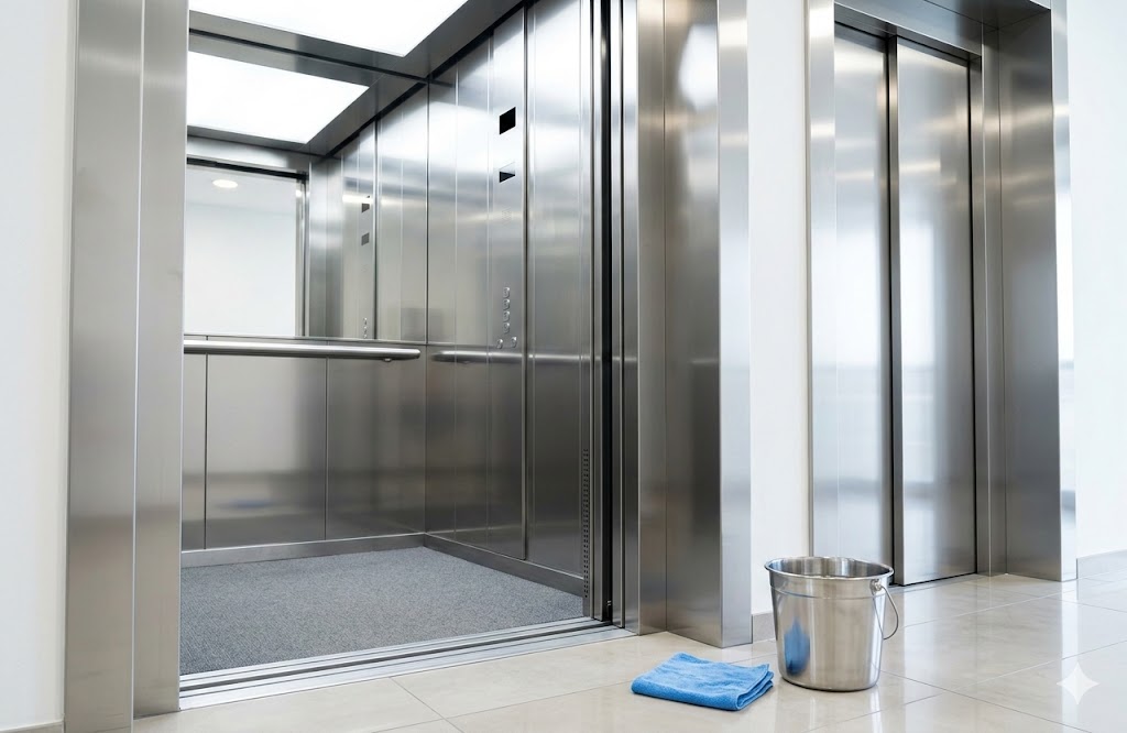 エレベーター清掃の悩み「ステンレスの拭きムラ」を防ぐコツと正しい清掃手順