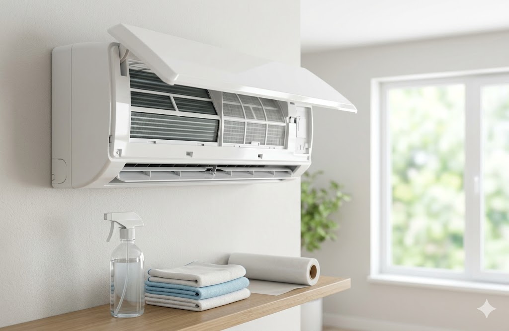 エアコン掃除にマジックリンやキッチンハイターは絶対NG！発火を防ぐ正しいカビ取り法