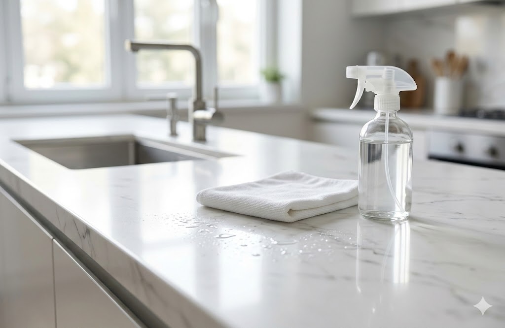 【保存版】人工大理石の色移りを落とす方法！頑固な汚れのリセット術と綺麗な保ち方 