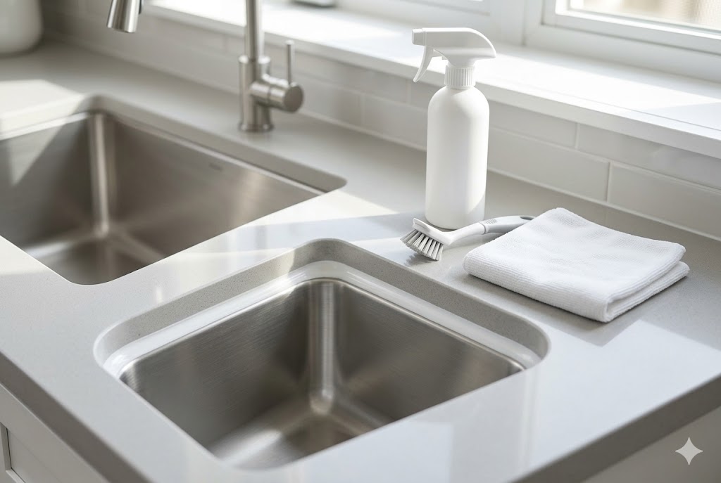 キッチンシンクの継ぎ目カビを落とす方法！放置のリスクと正しい掃除手順を解説 