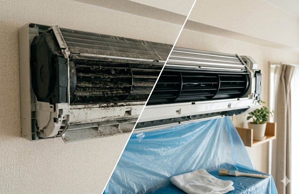 大阪でエアコンの分解洗浄は必要？得られるメリットと症状別の正しい選び方