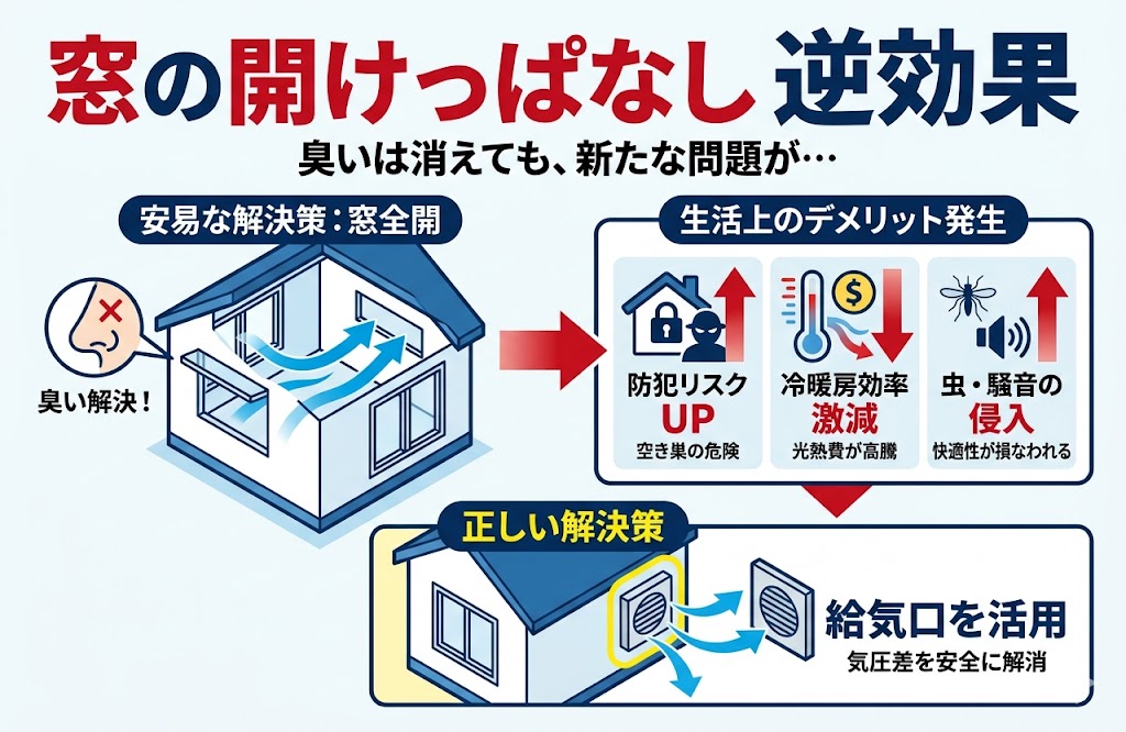 窓を開ければ臭いは消えるが…「生活上のデメリット」も