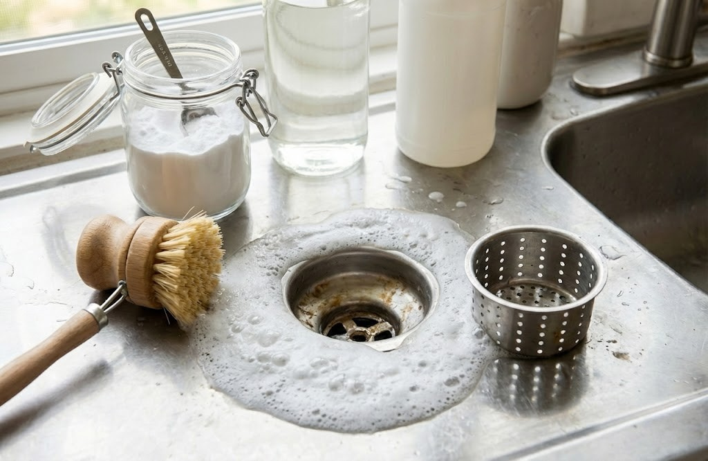 排水溝の重曹掃除は「つまり」に効く？キッチン・お風呂の正しい手順とNG行動