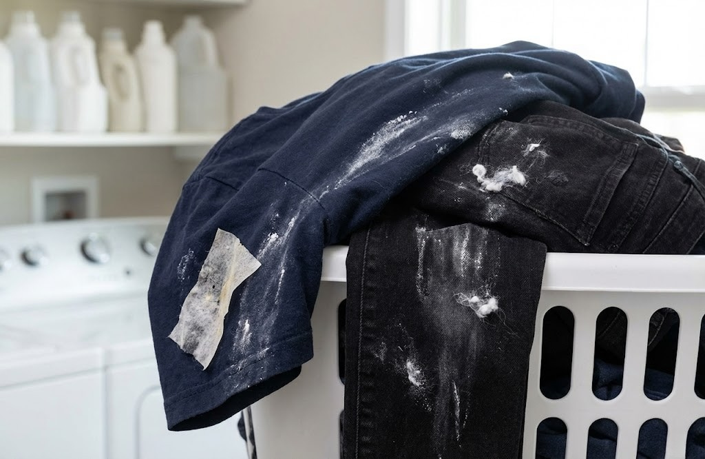 洗濯物の白い汚れ・ほこりの正体は？主な原因4つと今すぐできる落とし方