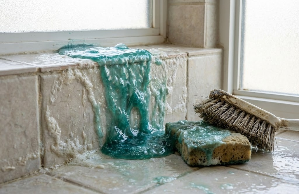 石鹸カスにサンポールでベタベタ悪化？失敗しやすい理由とプロが教える3つのリセット術