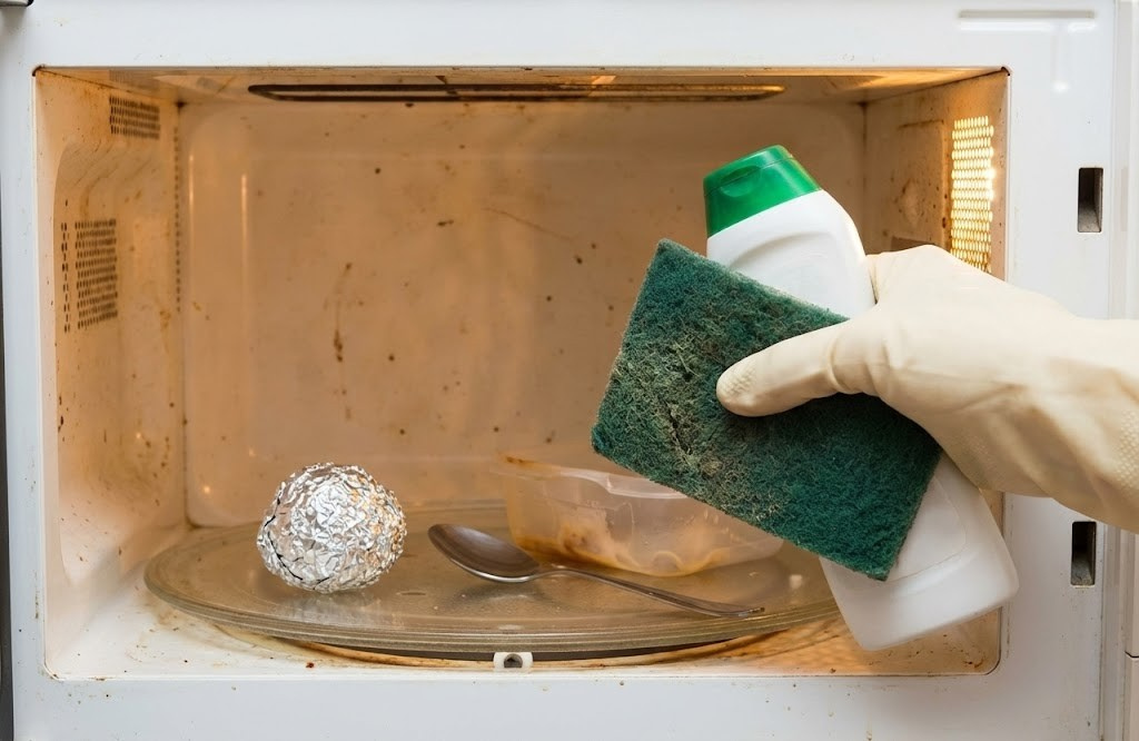 電子レンジの掃除でやってはいけないこと5選｜故障・発火を防ぐために必ず避けるNG行動